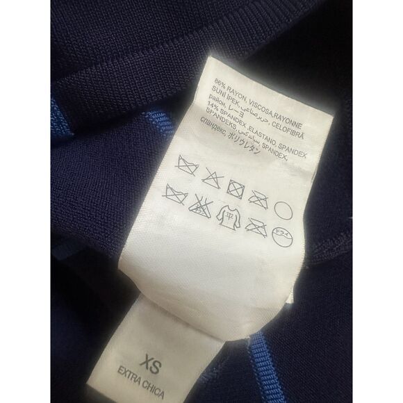 Bebe XS Bandeau Bodycon Mini Dress Stretch V Neck - Picture 3 of 8